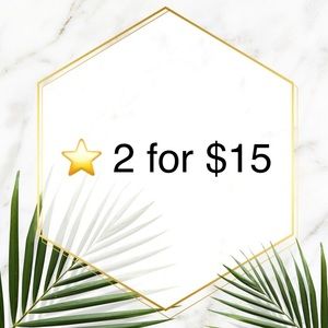 ⭐️ Any Items With A Star = 2/$15
